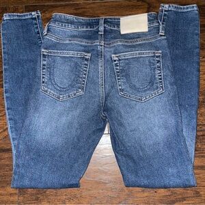 True Religion High Rise Super Skinny Jeans - Indigo